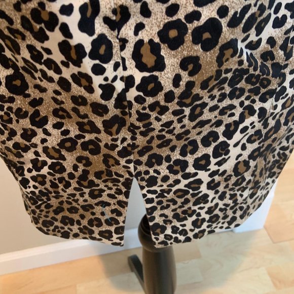 Muse for Boston Proper Animal Print Sleeveless Dress - Picture 8 of 10